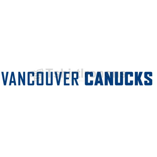 Vancouver Canucks T-shirts Iron On Transfers N362